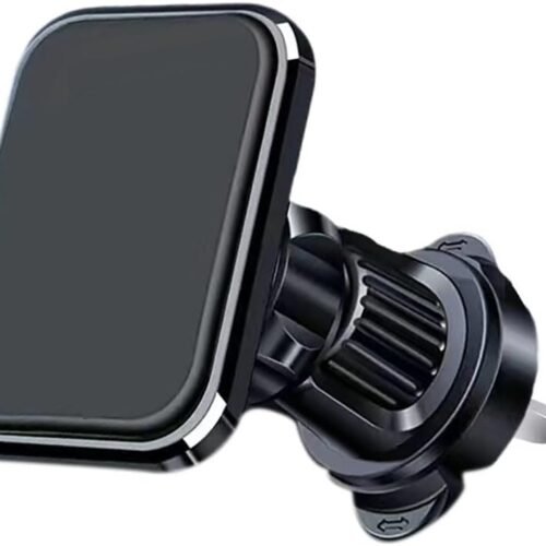 Universal Magnetic Car Phone Holder with Air Conditioner Vent Clip and 360° Swivel Navigation Mount
