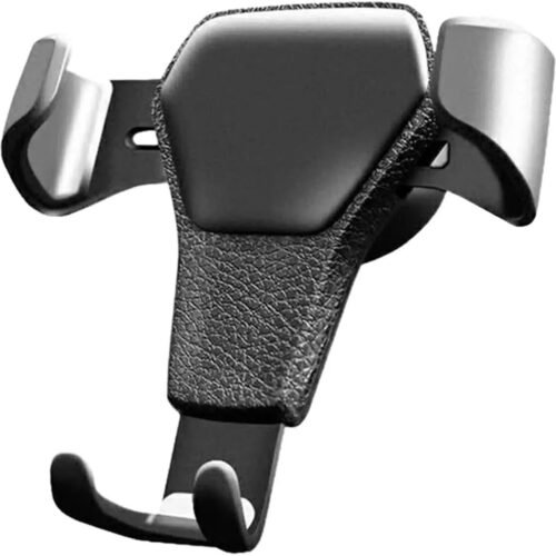 Universal Gravity Car Phone Holder with Air Vent Mount and Metal Support Cradle for Smartphones