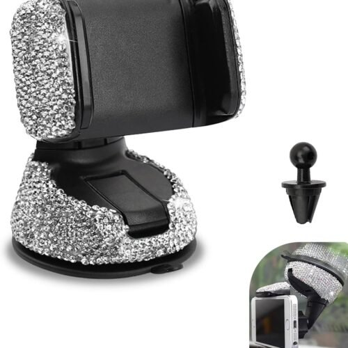 Universal Car Air Vent Phone Holder with Stable Smartphone Stand Design