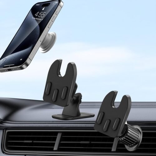 Multifunctional Car Air Vent Cup Holder with Mobile Phone Mount Design