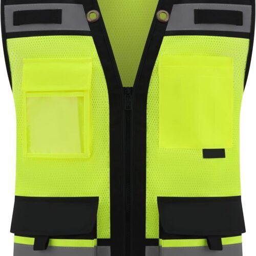 2 High Visibility Reflective Safety Vests Women & Men