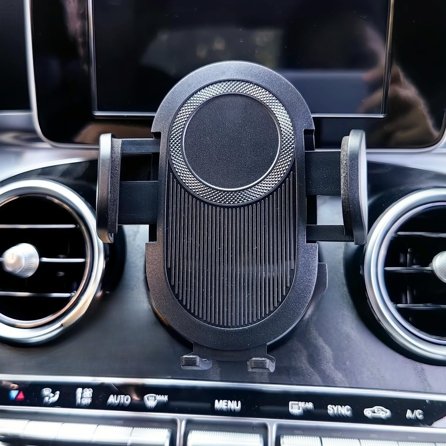 Air Vent Mobile Phone Holder Mount for Vehicles with Secure Clip and Hands-Free Support - Image 2