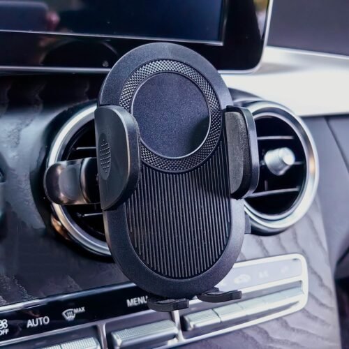 Air Vent Mobile Phone Holder Mount for Vehicles with Secure Clip and Hands-Free Support